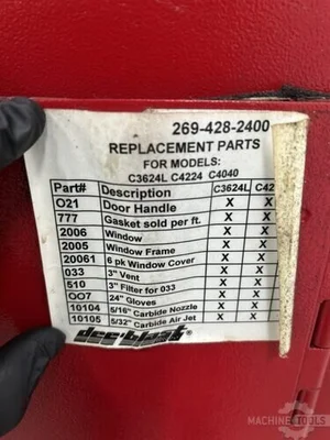 Used DEE-BLAST C4224 Blast Cleaning Georgia US | The Equipment Hub #1323230