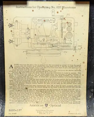 AO Spencer 820 microtome RUNS GREAT (599706)