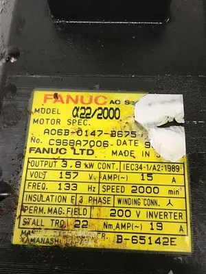 USED FANUC A06B-0147-B675