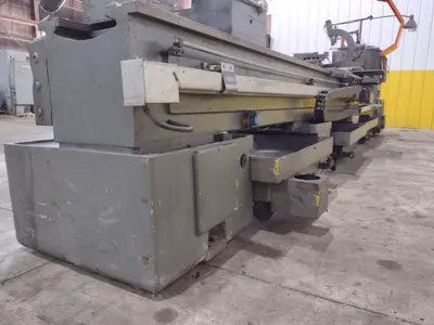 32" X 168" SUMMIT GAP BED ENGINE LATHE. STOCK # 0661425