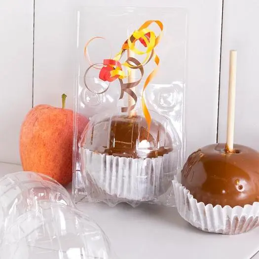 Details  Create delicious candy or caramel apples with this 5 1/2" wood skewer!