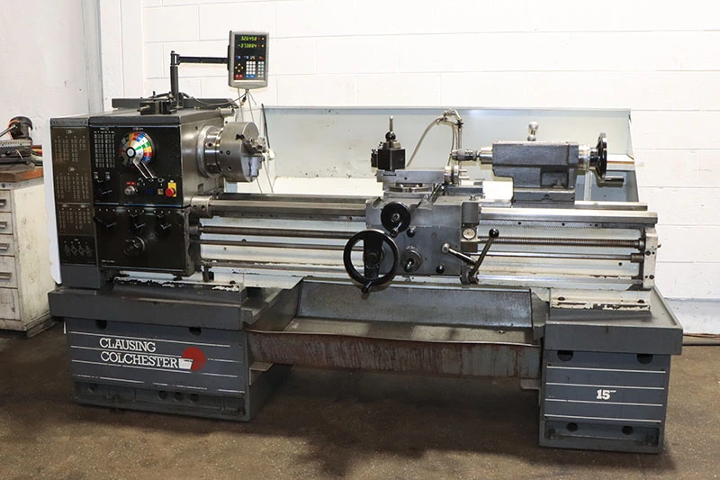 Used 2000 Clausing-Colchester 15", Inch/Metric, Newall DRO, 3-Jaw, 7.5 HP Engine Lathes New Jersey US | Machinery Values #1548858