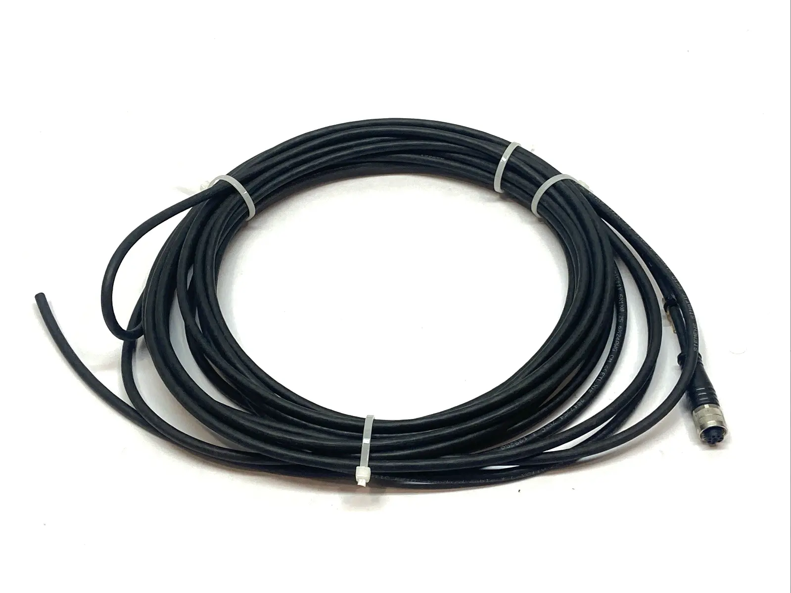 Used Siemens SIMATIC RF, MV Connecting Cable RS422 M12/M12 10m CUT CORD Connector Accessories Michigan US | Maverick Industrial Sales #1397799