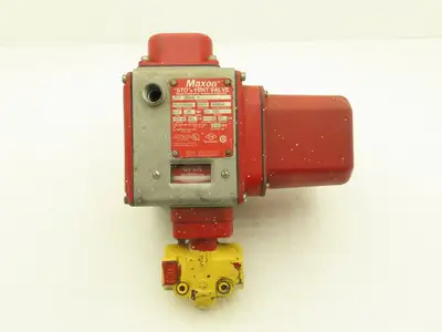 Maxon .75" STO-A 0 Natural Gas Shut Off Vent Valve 3/4"NPT 125PSI 115V