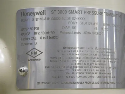 USED HONEYWELL STD110-A1H-00000-1C,DE,S2+XXXX