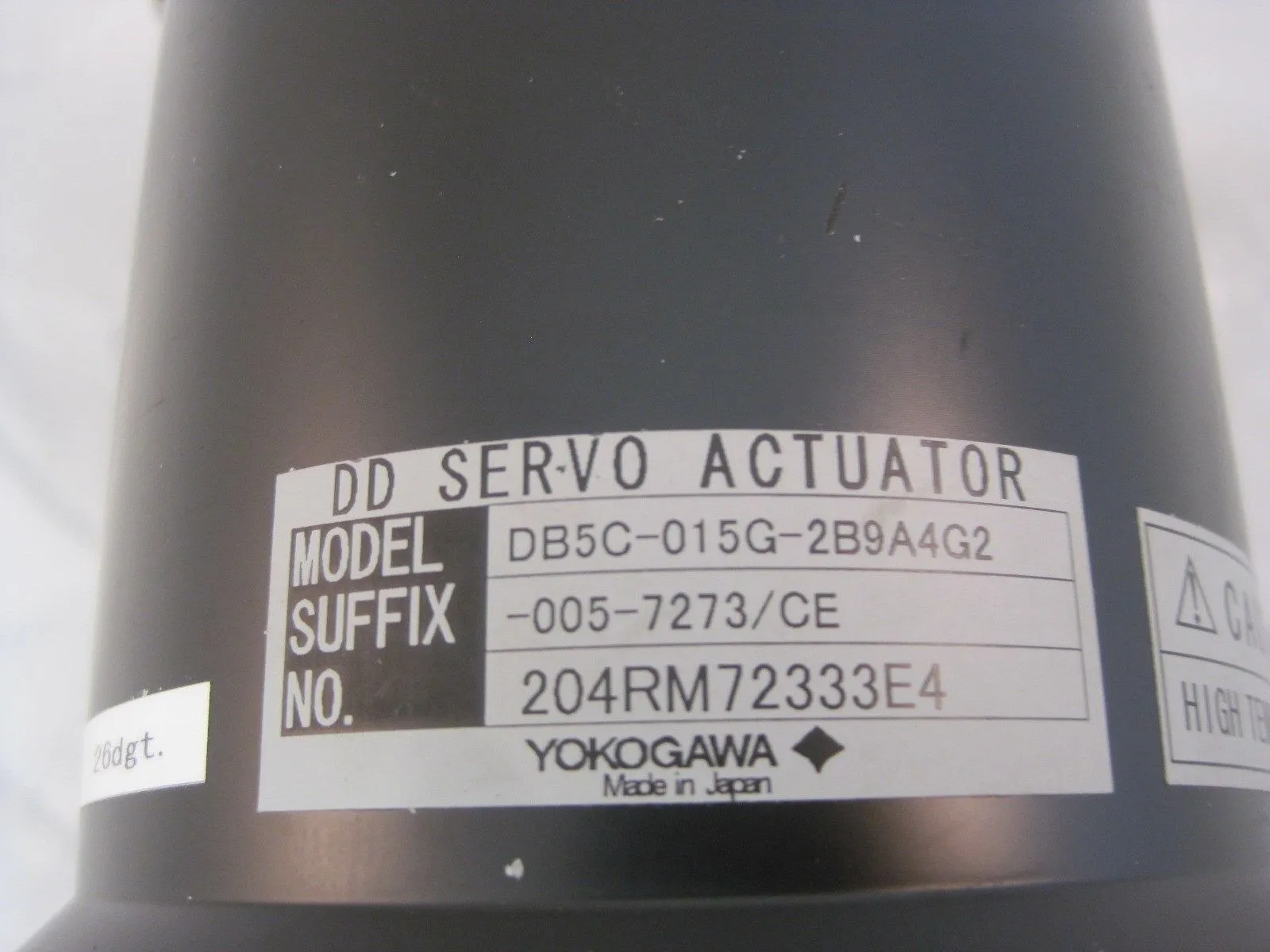 NEW YOKOGAWA DD SERVO ACTUATOR DB5C-015G-2B9A4G2-005-7273/CE