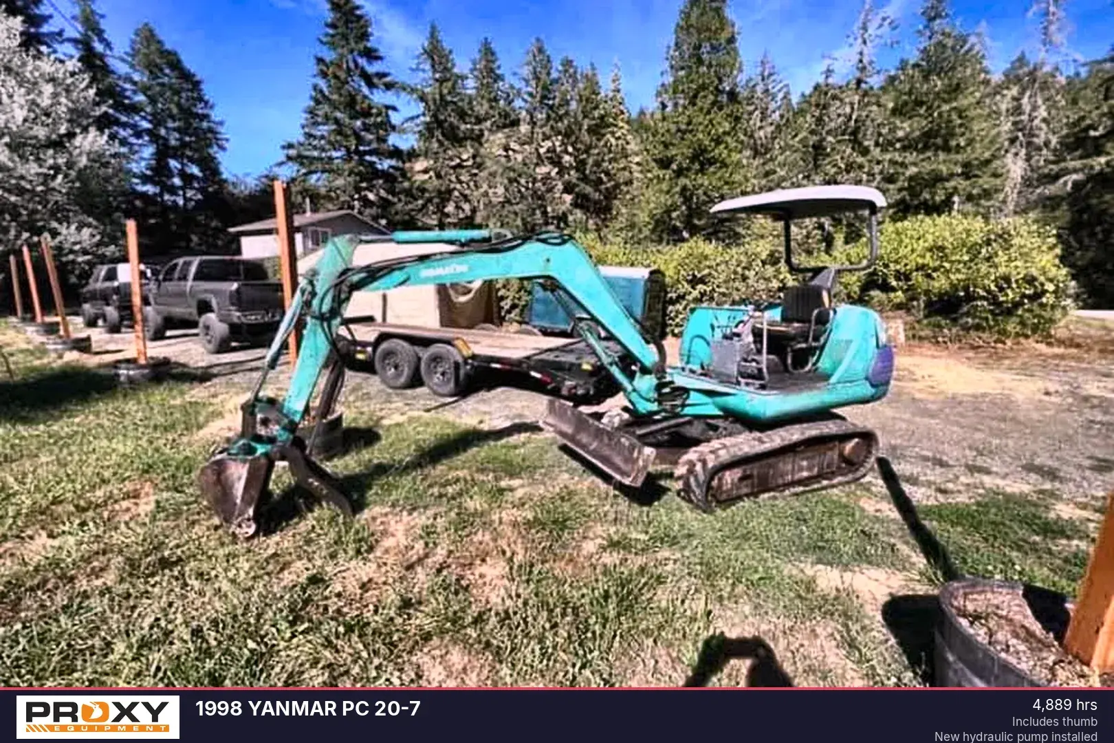 Used 1998 YANMAR PC 20-7 Crawler Excavators - Mini Oregon US | Proxy Equipment #1378093