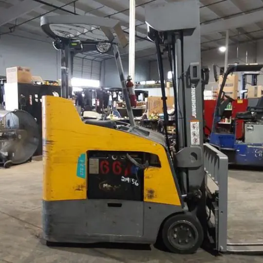 Used 2020 JUNGHEINRICH ETG318 3-Wheel Stand up Electric Counterbalance Forklifts Ohio US | Russell Equipment #724729