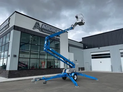 New | in-Stock 2026 GENIE TZ-50 TOWABLE ARTICULATING BOOM LIFT Towable Boom Lifts Alberta CA | Adcock Equipment #1418048