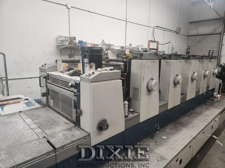 Used 1991 KOMORI 526 + L Sheet-fed press Tennessee US | Dixie Reproductions, Inc. #483924