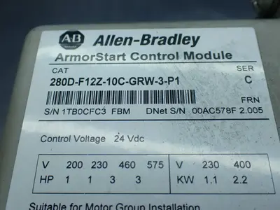 USED ALLENBRADLEY 280DFN10R