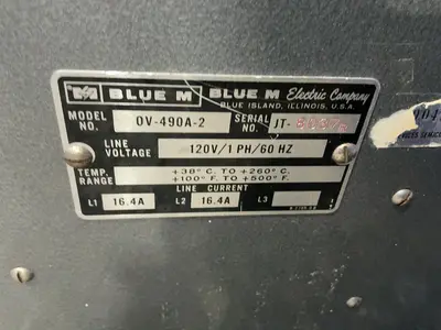 Used BLUE M ELECTRIC CO OV490A2 Heat Treating Units Ohio US | HGR 24 #1315113
