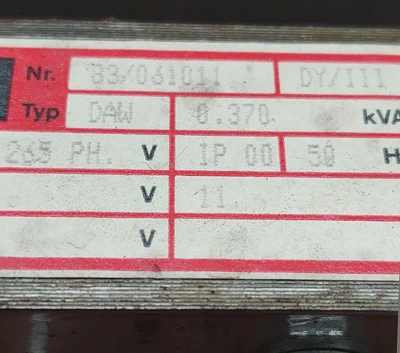 USED ISMET 92/088195