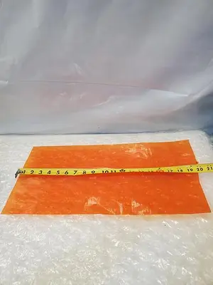 ARTUS PLASTIC SHEET AMBER 10X20X.001