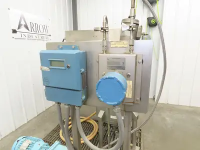 Full Jacket Steam Kettle 15 Gallon Lightnin Mixing Tank Additive Pump Flow Meter
