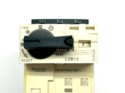 USED SCHNEIDER ELECTRIC TESYS U POWER BASE W/ MOTOR CONTROLLER & CONTACT BLOCK