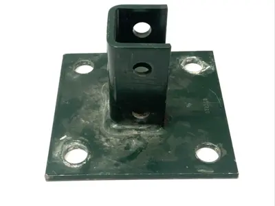 Used Eaton Square Post Base Green 6" x 6" x 3 1/2" Fits B22 1 5/8" Construction Material & Supplies Michigan US | Maverick Industrial Sales #1402217