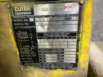 Used CLARK EQUIPMENT C500 600 Material Handling (misc) Ohio US | HGR 24 #1265959