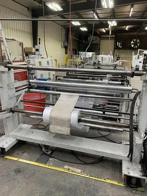 USED FMC SPLIT ROLL SIDEWELD MACHINE