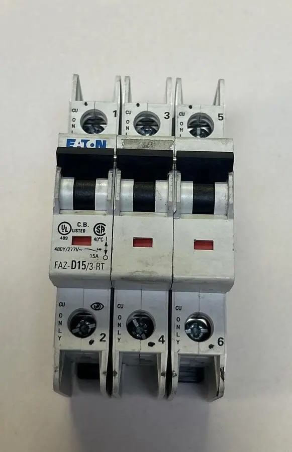 Used EATON FAZ-D15/3RT Miscellaneous Equipment (Electrical & Power) | Surplus Asset Holdings #1201635