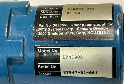 USED MTS TEMPOSONICS TTSRCU0220 DPM I008