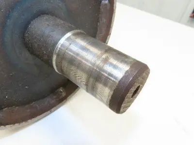 Hytrol 6"x 14" Crowned Tail Pulley for 18" Conveyor 15"BF 8" Belt Under Roller
