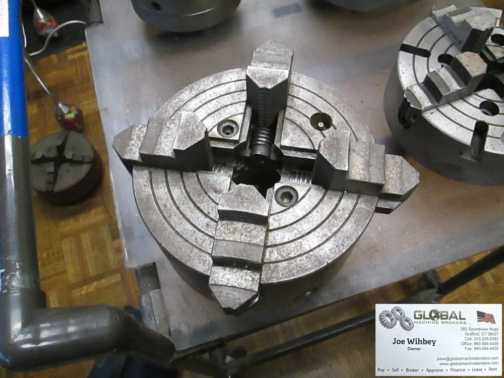 Cushman 4 Jaw 8" Adjustable Lathe Chuck Made in The USA 8264FD5