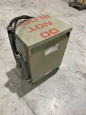 9T23B3864 | GE Transformer  Type QL 50.0 kVA 60Hz 3 PH 5.9% 1MP 480V-208/120V - Used