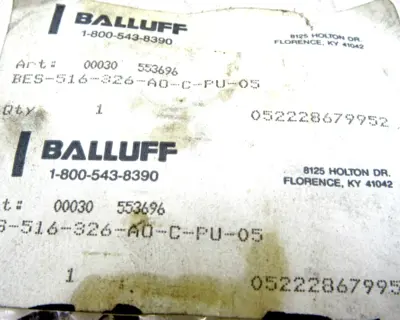 NEW BALLUFF BES516-326-AO-C-PU INDUCTIVE SENSOR BES516-326-AO-C-PU-05