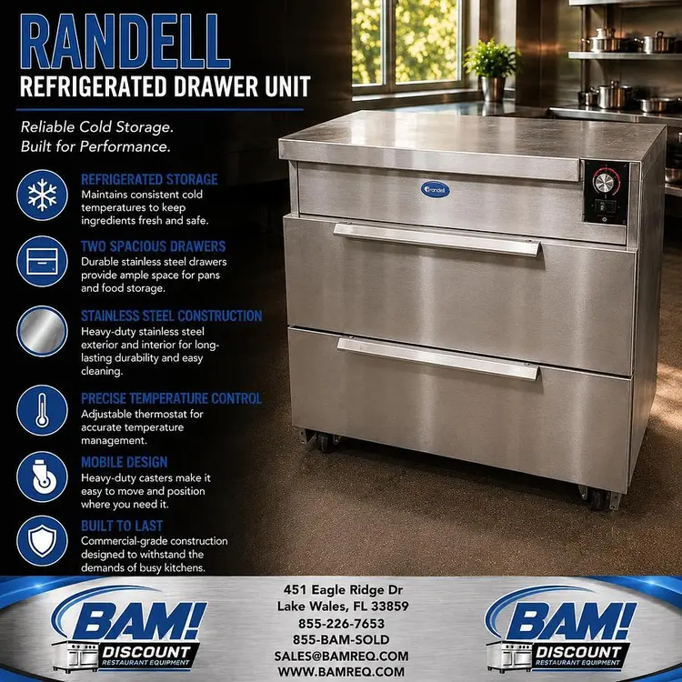 Used RANDELL _UNKNOWN_ Chef Bases Florida US | BAM Discount Restaurant Equipment #1402981