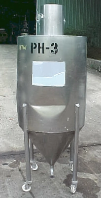 USED WATFIELD SHEET METAL SS FEED HOPPER DUMP HOPPER