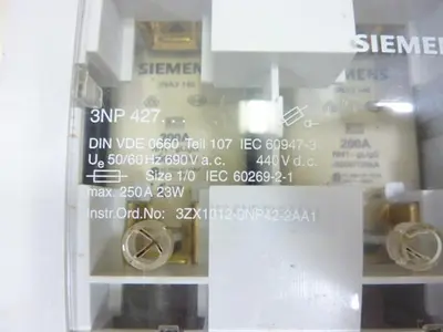 USED SIEMENS 3NP 427