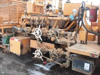 USED 1984 GMC BRIGADIER GENERAL TANDEM AXLE OILFIELD PUMP / KILL TRUCK