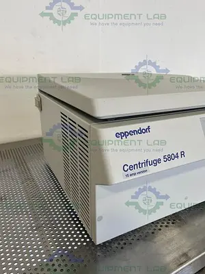 USED EPPENDORF 5804R REFRIGERATED CENTRIFUGE W/ EPPENDORF F-34-6-38 ROTOR 12000 RPM