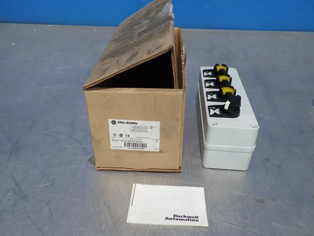 New | in-Stock ALLEN BRADLEY 800FHCF5F5F5G2 Industrial Controls Ohio US | HGR 24 #901197