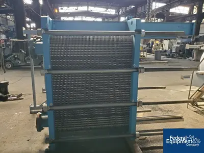 USED Tranter 638.3 Tranter Plate Heat Exchanger, S/S, 100#