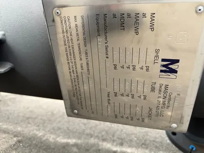 2025 MASON MANUFACTURING 50 SQ FT Heat Exchanger - Shell & Tube | Perry Equipment (2)