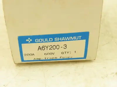 Gould Modicon A6Y200-3 200A Fuse 600V Type 3 Fuse Lot Of 5
