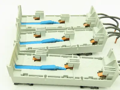 Wohner 6032 Classic 60 System Busbar 15" 3Ph 362A EQUES Adaptor 32A Lot of 5