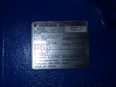 Used YAKSAWA MOTOMAN MH180 Load/Unload Systems Ohio US | HGR 24 #1096738