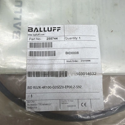 NEW Balluff Balluff BID0008 R02K-4R100-020ZZ0-EP00