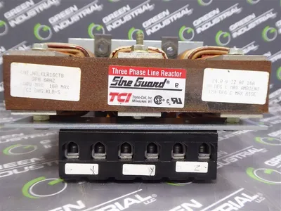 Trans Coil Inc. KLR16CTB Sine-Guard Three Phase Line Reactor 600V 16A Used