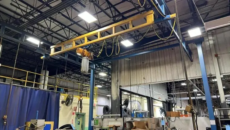 Used 2015 GORBEL 4000 LB FREESTANDING CRANE Bridge & Overhead Cranes Wisconsin US | Lemke Machinery Sales #1150268