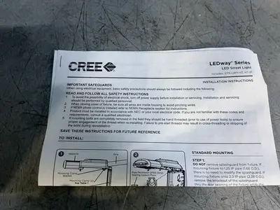 Used CREE XAXSLDR40UDW Lighting Ohio US | HGR 24 #1280273
