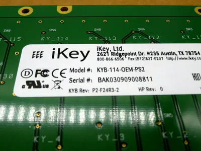 NEW IKEY INDUSTRIAL INDUSTRIAL KYB-114-OEM-PS2