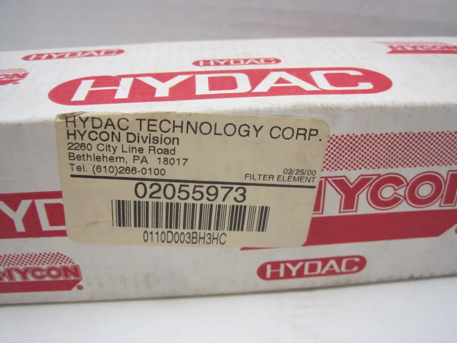 NEW HYDAC 02055973 CARTRIDGE FILTER