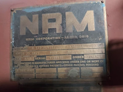 NRM 4.5" Rubber Extruder