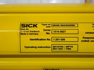 Used SICK M40E66A303RB0 Light Curtains & Grids Ohio US | HGR 24 #1133310