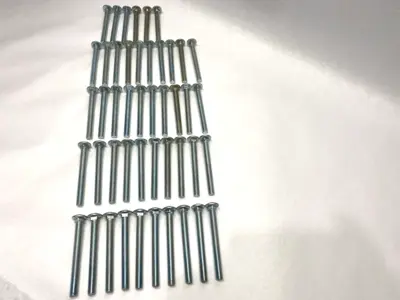 1/2"-13 x 5" Carriage Bolt Grade 2 LOT OF 46 SHELFWARE - New Other