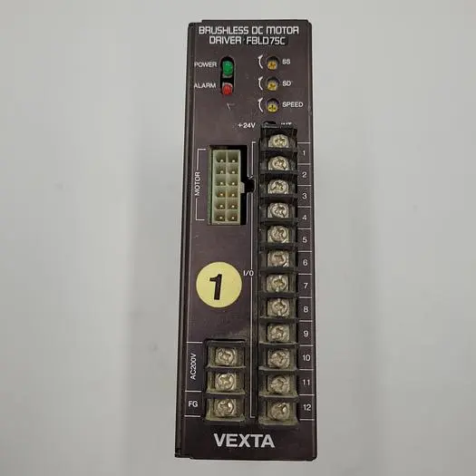 Used VEXTA VEXTA BRUSHLESS DC MOTOR DRIVER FBL075C D.C. Motors | ND Industrial Surplus #1225468